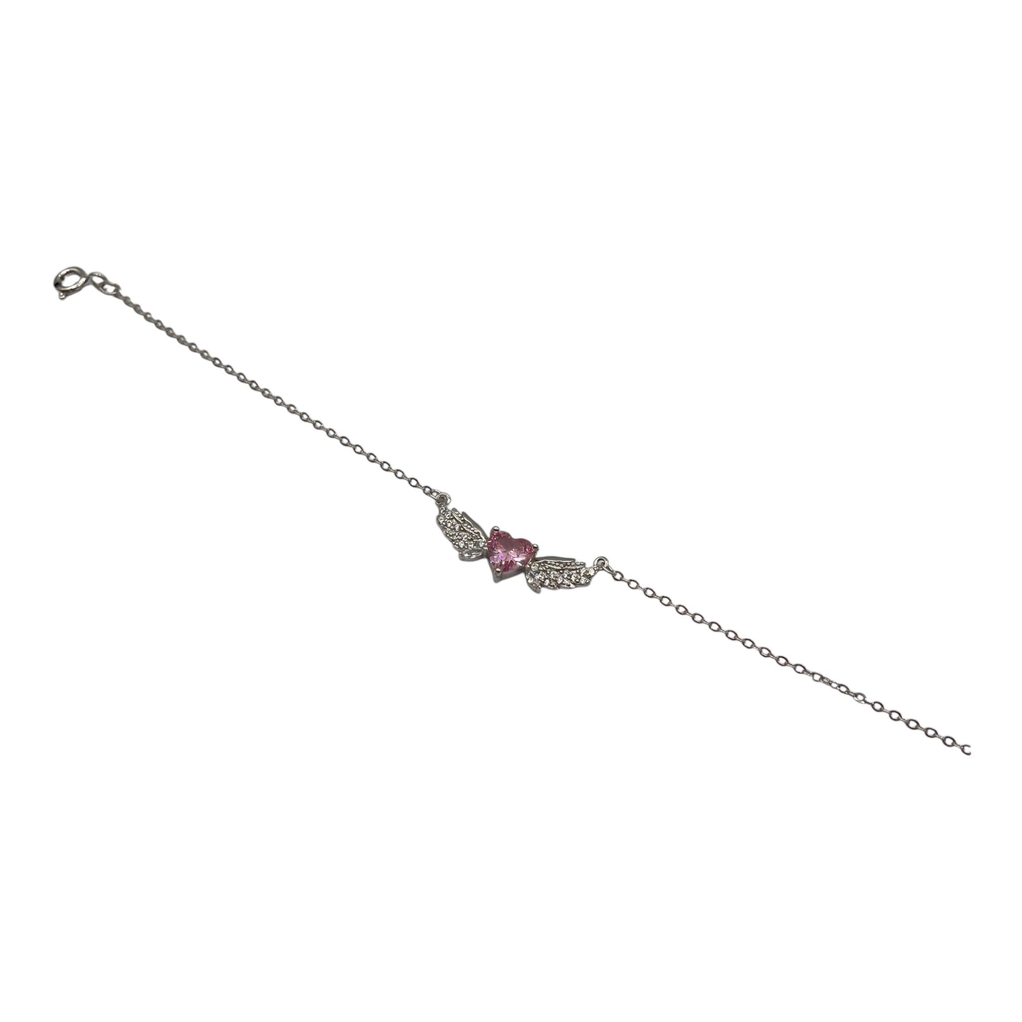 Wings of Pink Love Bracelet